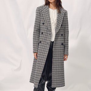 Aritzia Wilfred Kerr Houndstooth Coat